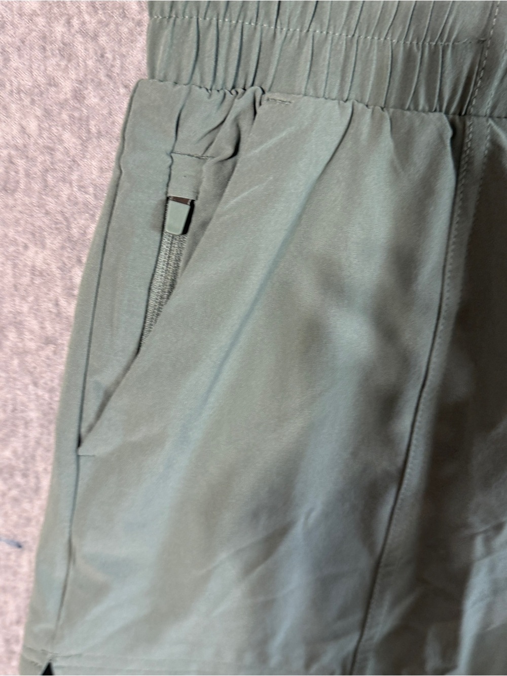 all in motion Sage Green Athletic Drawstring Shorts - Picture 2 of 6